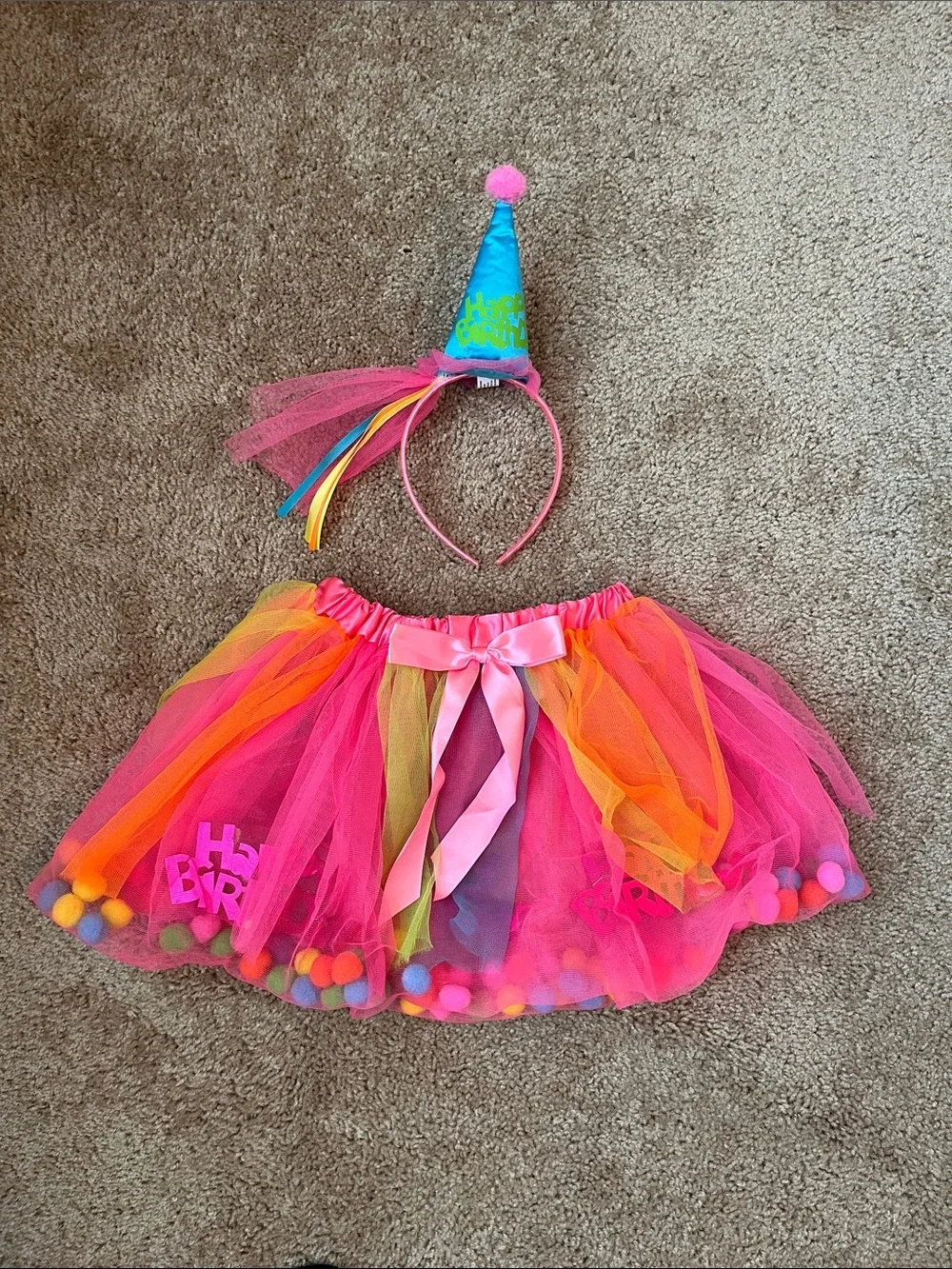 Birthday Skirt and Hat